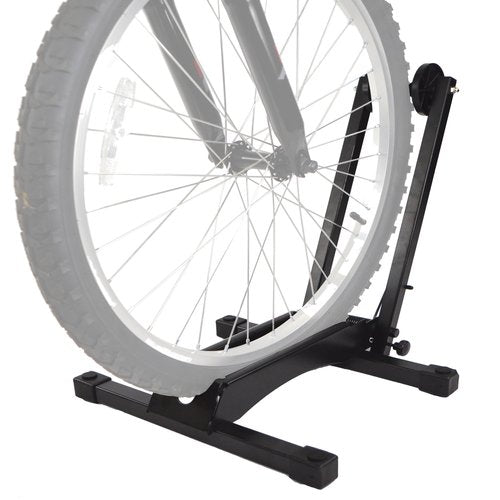 Lumintrail Bike Floor Foldable Storage Stand for Mountain and Road Bicycle Indoor Outdoor Garage Storage