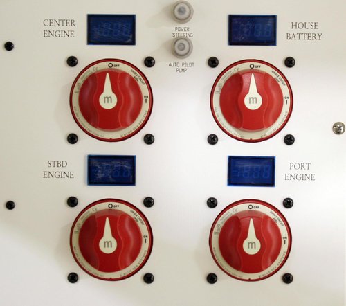 Blue Sea 6006 m-Series Mini Battery Switch - Single Circuit ON/OFF - Compact Red Design