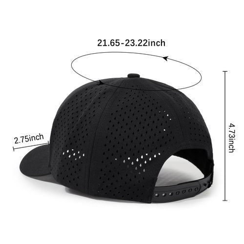 HH HOFNEN Quick Dry Baseball Cap Mesh Snapback Hat Sun and Rain Protection Structured Golf Trucker Hats for Men Women