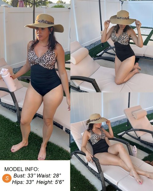 Holipick One Piece Swimsuit - Tummy Control Push Up Bathing Suit for Full Coverage & Slimming Fit
