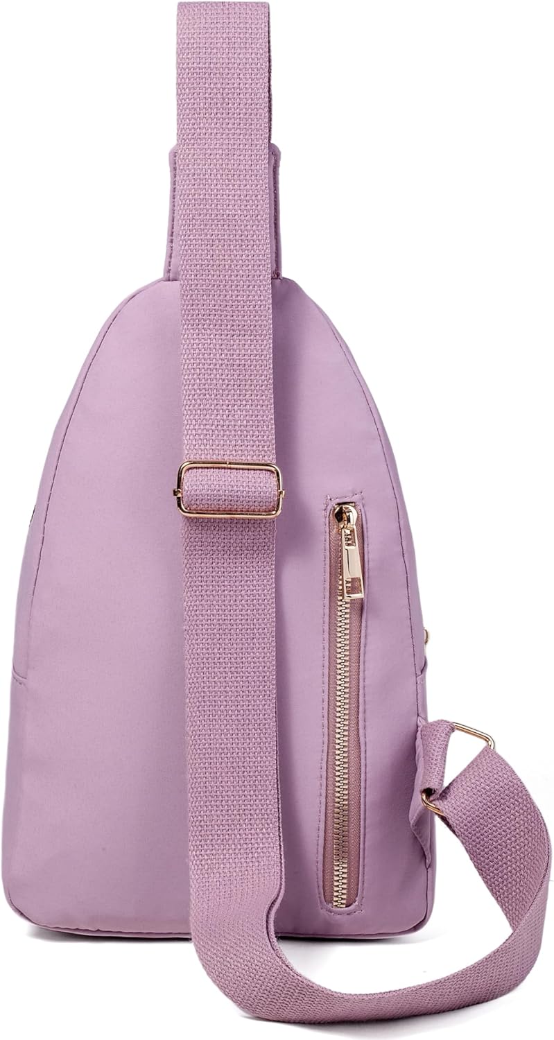 Skiennix Crossbody Sling Backpack - Stylish Women's Chest Bag for Hiking & Travel - Compact Daypack