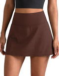 Colorfulkoala Dreamlux Skirts - High Rise Athletic Golf & Tennis Skorts with Built-In Shorts & Pockets
