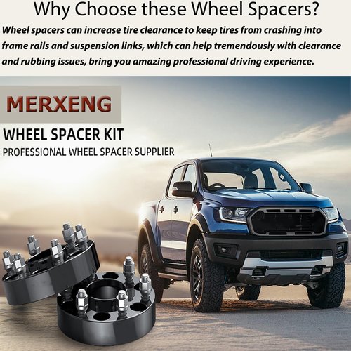 MERXENG 1 inch Golf Cart Wheel Spacers,4 Pcs 4x4 to 4x4 Wheel Spacers fits EZ GO Fits EZGO Fits Club Car Golf Cart 25mm Overall Width