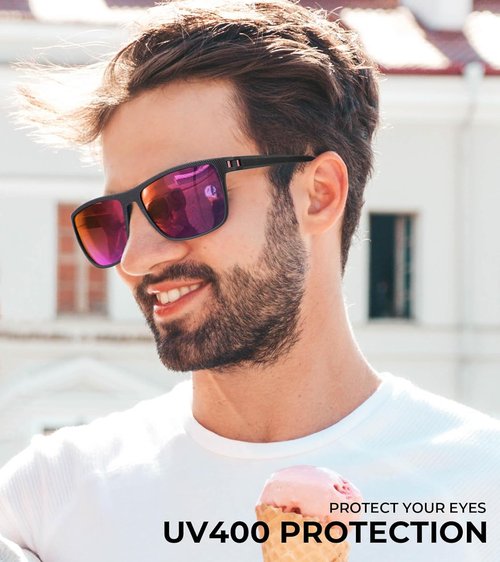 KALIYADI Polarized Sunglasses - Lightweight UV Protection for Men | Ideal for Driving, Fishing, Golf
