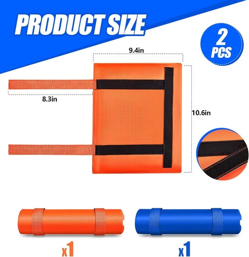 Deekin Paddle Float - 2/4 Pack for Kayak, Canoe & Surf | Prevents Paddle Sinking in Water