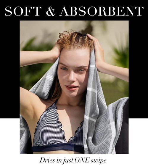 Antfuny Beach Towel - Sand-Resistant Design for Ultimate Comfort | Quick-Dry, Lightweight