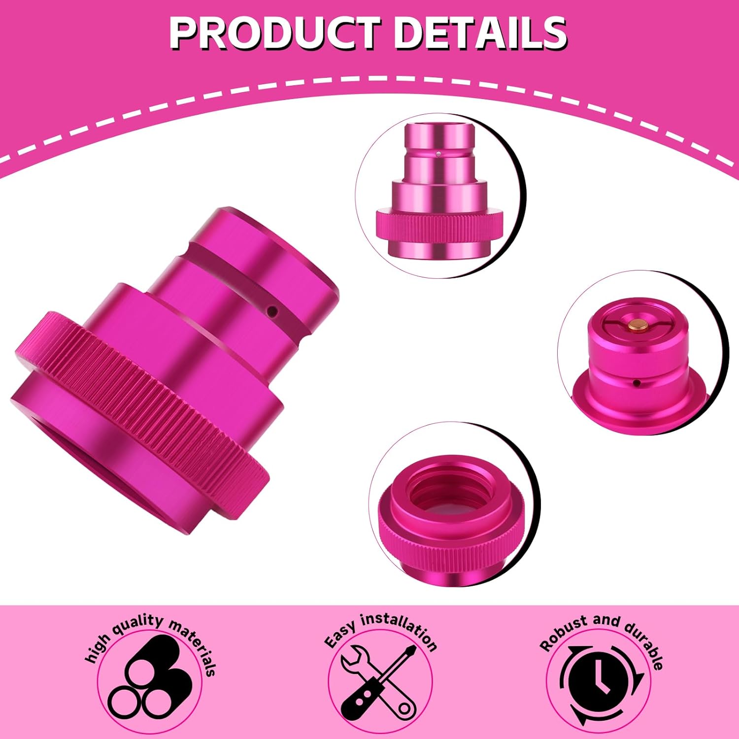 Quick Connect CO2 Cylinder Adapter - Fitting for Sparkling Water Makers | Compatible with DUO ART TERRA GAIA