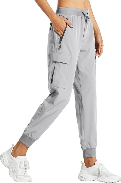 Libin Women's Cargo Joggers - Lightweight Quick-Dry Hiking Pants for Casual Travel & Lounge