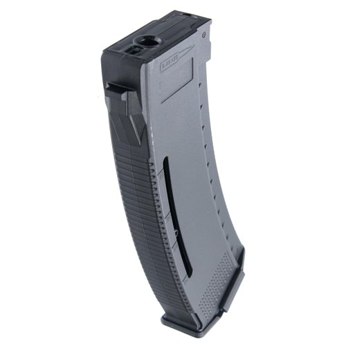 ARCTURUS TACTICAL Variable-Cap Airsoft AKM/AK74/AK12 Series Polymer 30/130 Round Transparent Window High Speed Mid-Cap Airsoft Magazine