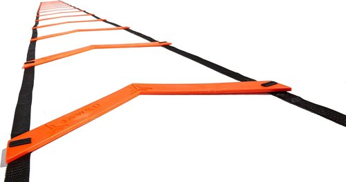JAWKU Speed Ladder - Extra Long 21-Foot, 15 Rungs for Enhanced Balance & Agility Training