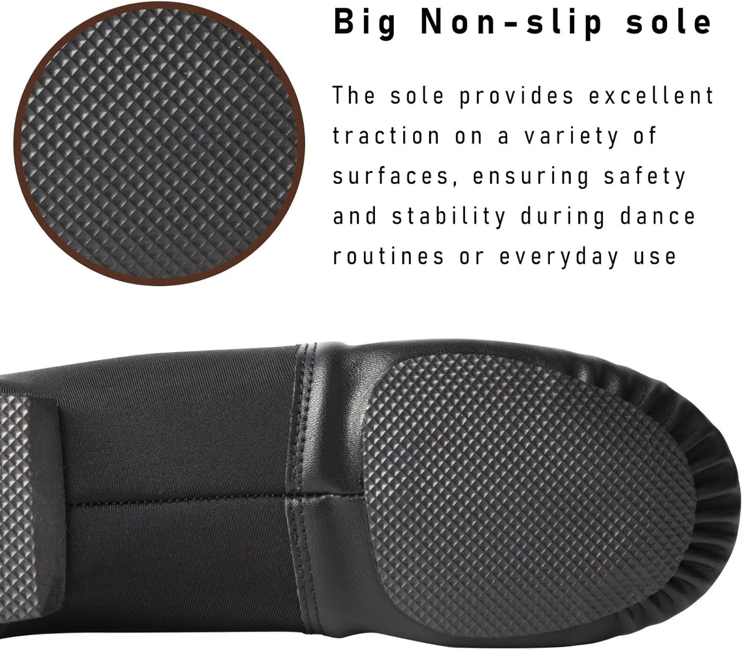 Skiennix Jazz Shoes - Soft Vegan Leather Dance Slippers for Kids | Toddler to Big Kid Sizes