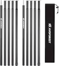 AVOFOREST Adjustable Tent Poles - Heavy Duty 76in Camping Accessories for Backpacking & Hiking