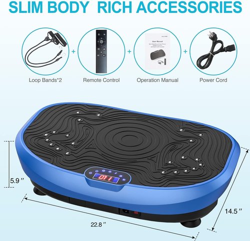 AXV Vibration Plate - Whole Body Workout Machine for Weight Loss & Toning | Home Fitness Platform