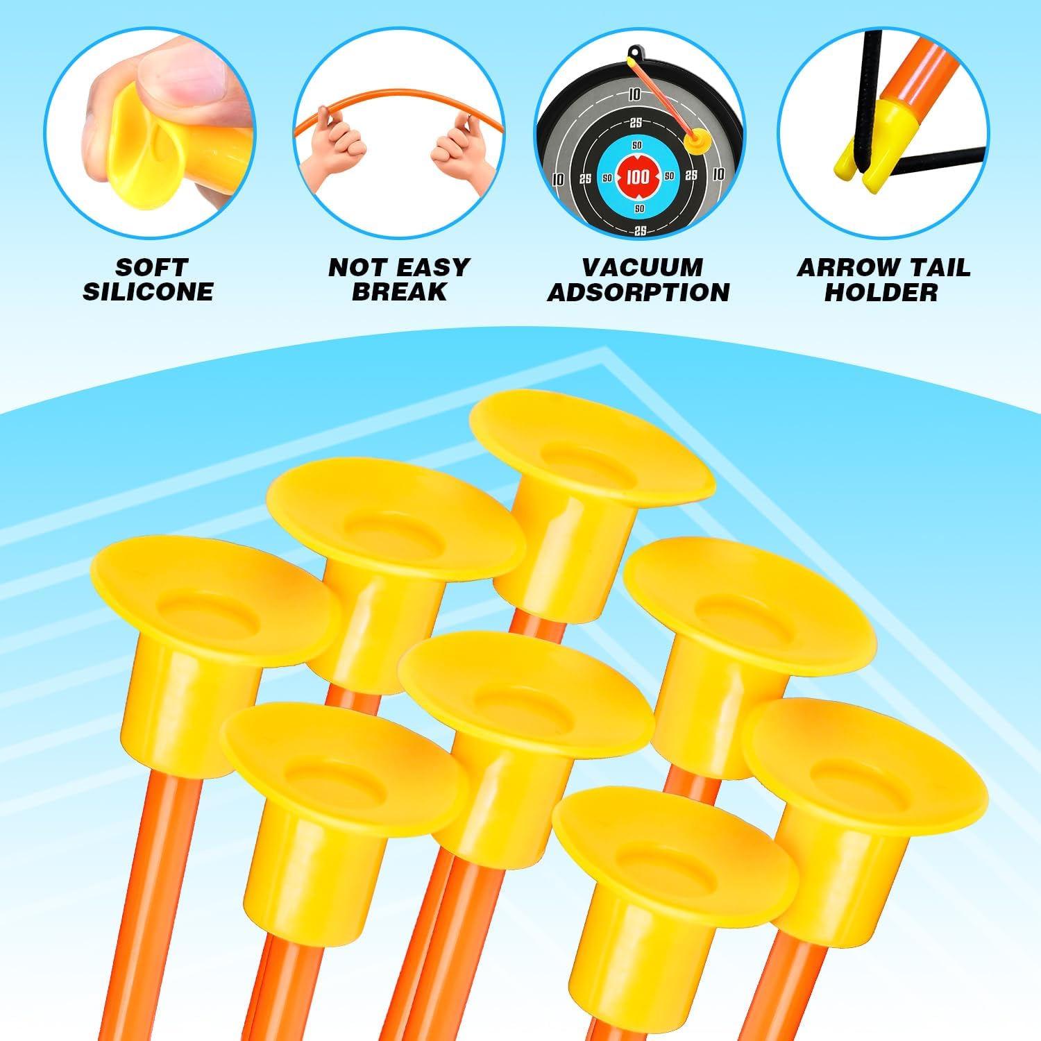 TOY Life Bow and Arrow Set - Light Up Archery Toys for Kids Ages 4-12 | Includes Targets & Perfect Gift