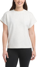 Danskin Luxe Crew Neck T-Shirt for Women - Soft, Comfortable Fit | Perfect for Everyday Wear