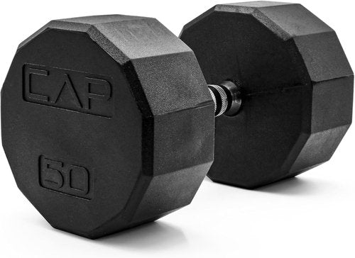 CAP Barbell Coated Hex Dumbbell - Durable Weight Options from 10 to 120 lbs | Ideal for Home Gym