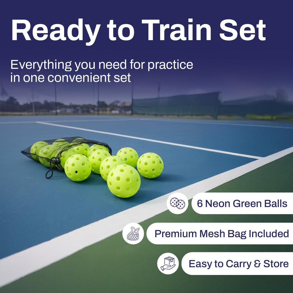Practice Baseballs 6 Pack, Tee Balls, Hollow Plastic Balls for Hitting