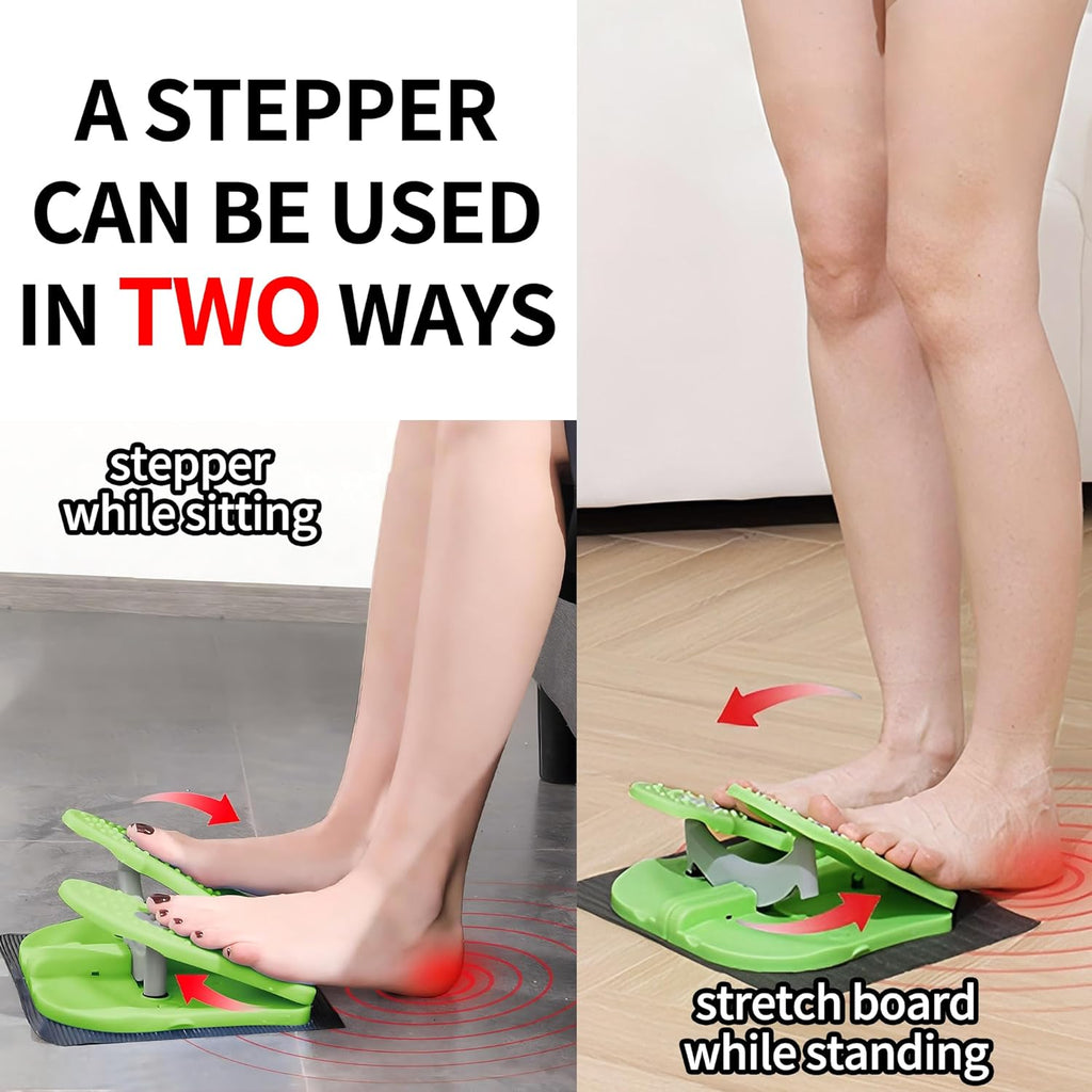 Skiennix Foldable Leg Exerciser - Portable Under Desk Foot Pedal for Seniors | Relieves Varicose Veins