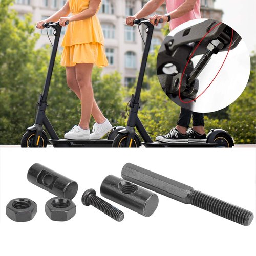 Zerone Shaft Locking Screw, Carbon Steel Electric Scooter Shaft Lock Screw Kit Folding Pulling Rod Screw for MAX G30