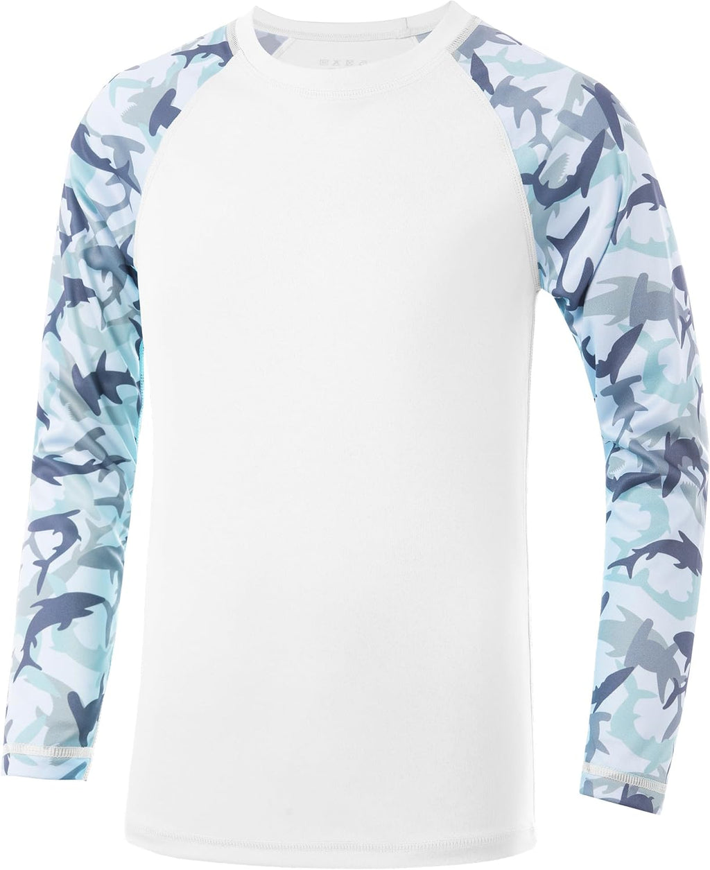 Skiennix Boys Rash Guard Swim Shirt - Long Sleeve UPF 50+ UV Protection | Quick Dry for Surf & Beach