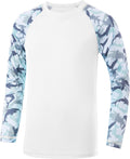 Skiennix Boys Rash Guard Swim Shirt - Long Sleeve UPF 50+ UV Protection | Quick Dry for Surf & Beach