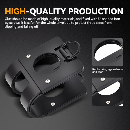 BROQIXIN Home Gym Clips : Load Dumbbells on Barbells, Turn Bars into Landmines, T-Bar Row with Any Grip, Hook Dumbbells on Dip Belts, Versatile Weightlifting Accessory