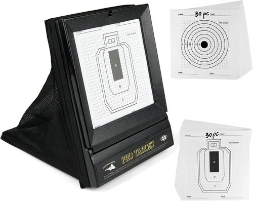EZYoutdoor Portable Airsoft Target Trap - Foldable BB Gun Practice Net with Mesh Catcher & Replaceable Targets