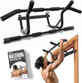 DMoose Fitness Pull Up Bar for Doorway - 250 Lbs Capacity | No Screws, Padded Grips & Easy Installation
