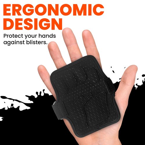 LiftEZ Weightlifting Grip Pads for Men & Women – The Ultimate Alternative to Gym Gloves - Lifting Hand Grips for Powerlifting, Bodybuilding, Calisthenics, CrossFit & Home Workout - with FREE Grip Pads