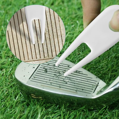 Jecten 3-in-1 Golf Tee Holder for Bag, Golf Tee Carrier with 12 Tees 1 Golf Divot Repair Tool 1 Marking Pencil Keychain Golf Accessory Premium Golf Gift Set