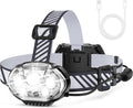 MIOISY Ultra-Bright Rechargeable Headlamp - 5 LED Modes, IPX4 Waterproof | Perfect for Hiking, Camping & More