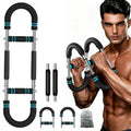 GZHLWRCV Twister Arm Trainer, 40-90lbs Adjustable Chest Workout Equipment, Compact Forearm Strengthener for Men & Women, Together Detachable Design for Fitness Anywhere (with Storage Bag)