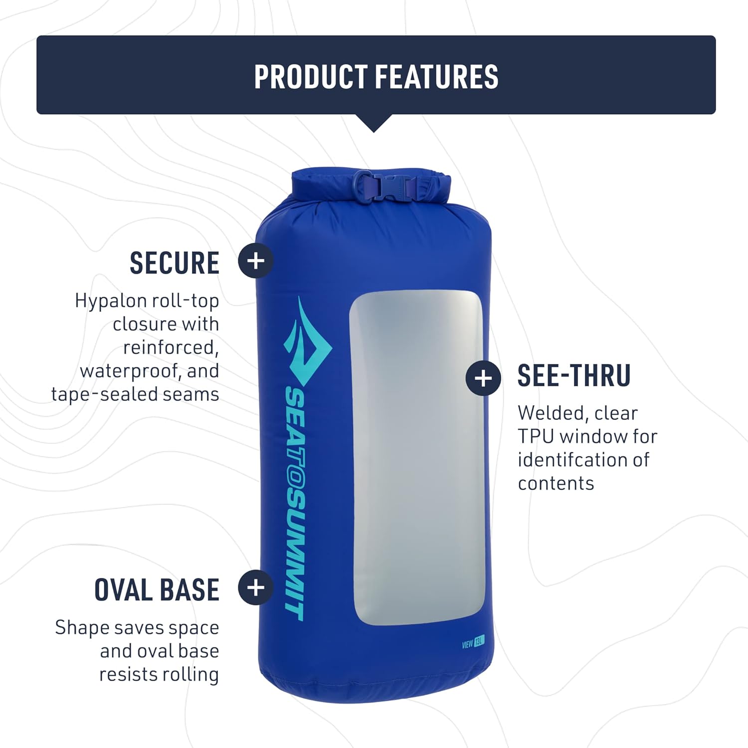 Sea to Summit View Dry Bag - Transparent Waterproof Sack for Outdoor Adventures