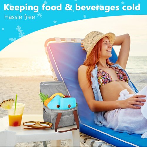 MIYCOO Ice Packs - Quick Freeze Space-Saving Reusable Cool Packs for Lunch Boxes & Bags