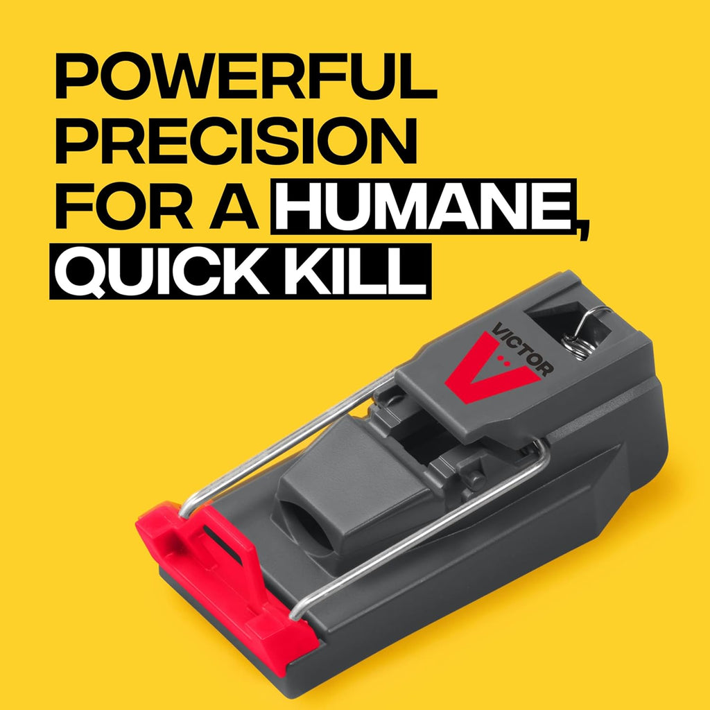 Victor M123SSR Quick-Kill Mouse Trap - 6 Reusable Traps for Effortless Rodent Control