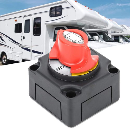 Battery Switch - Skiennix 1000A 12V/24V Heavy-Duty Disconnect Switch with Copper Tinned Brass Terminals