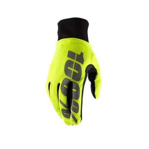 100% Speedlab (10011-004-11) "HYDROMATIC Waterproof Glove Neon Yellow - Medium