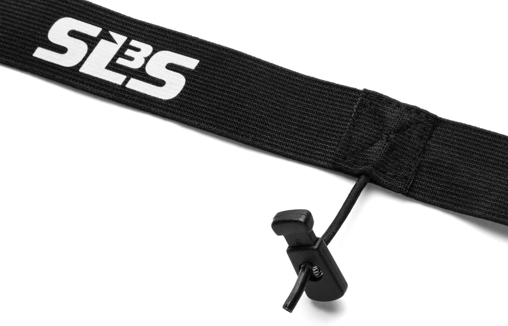 SLS3 Triathlon Race Belt - Lightweight Bib Holder with 6 Gel Loops & Toggle Clips | Easy to Use for Races