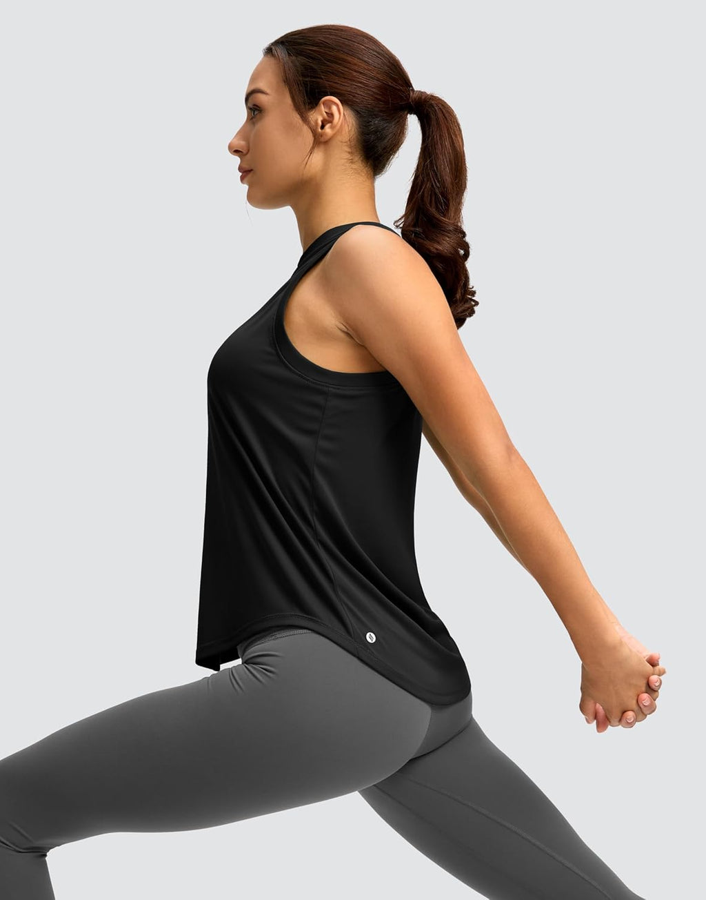 SANTINY Women's Sleeveless Workout Tank Tops - Lightweight Athletic Yoga & Tennis Shirts