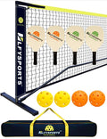 LFYSPORTS Pickleball Set with Net, Portable Indoor and Outdoor Net System with 4 Paddles for Driveway