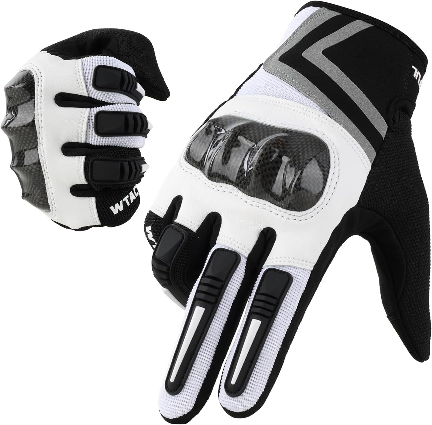 WTACTFUL Motorcycle Gloves - Lightweight Touchscreen Design for Men | Breathable Summer Riding Gear