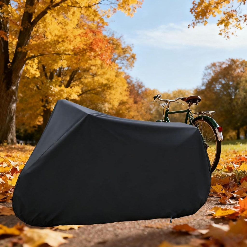 Skiennix Waterproof Bike Cover - 2XL Outdoor Storage for 2 or 3 Bikes | Rain, Snow & Dust Resistant