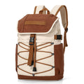 Kabibin Travel Backpack for Women Men, 15L Lightweight Laptop Daypack with Multiple Pockets for Tourist, Daily College Bookbag for School, Casual Packable Bagpack for Hiking (Khaki)