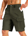MAGCOMSEN Men's Hiking Cargo Shorts - Quick Dry Lightweight Design with 7 Pockets | Outdoor Fishing Casual Wear