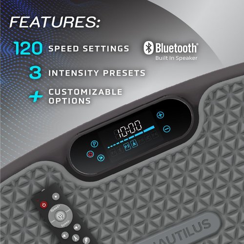 Nautilus Vibratone Pro Vibration Plate - Full Body Workout Machine for Muscle Activation & Fat Loss