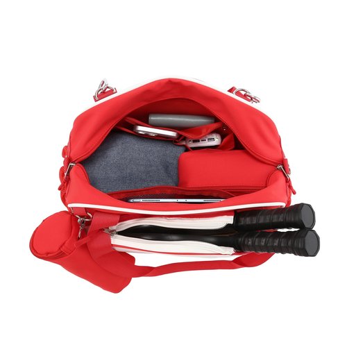 RAINBOW SMILE Crossbody Pickleball Bag with Ice Bag & Ball Bag 3-Piece Sets, Waterproof Pickle Ball Bag Tote Shoulder Bag