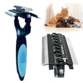 Skiennix 3-in-1 Pet Grooming Brush - Double-Sided Deshedding Tool with Stainless Steel Teeth | Ergonomic Handle for Dogs & Cats, Safe for All Fur Types