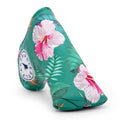 Golf Blade Putter Cover, Flower Style Elegant Embroidery Premium Leather Blade Putter Headcover Putter Head Covers for Scotty Cameron Ping Taylormade Odyssey