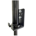 HIFLAME Single Olympic Barbell Hanger,Garage Gym Bar Wall Rack,Vertical Barbell Mount Rack,Space Saving Commercial or Home Gym Accessory,Holds Under 33mm Bar Size.（Black）