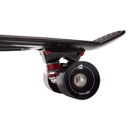 Retrospec Quip Mini Cruiser Skateboard 22.5" And 27" Classic Retro Plastic Cruiser Complete Skateboard With ABEC 7 Bearings And PU Wheels Compact Board With Grippy, Molded Waffle Deck